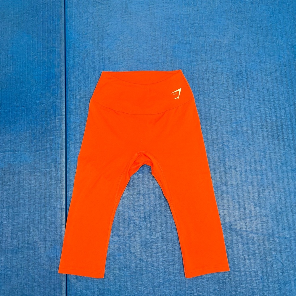 Gymshark Bright Orange Capris
